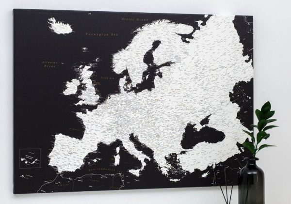 Europos-zemyno-kelioniu-zemelapis-su-smeigtukais-modernus-juodas-7EU