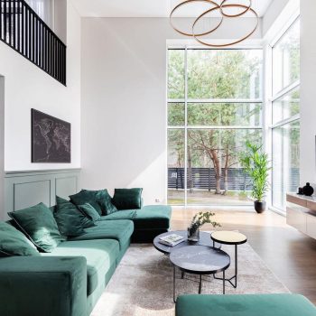 all-black-push-pin-world-map-customer-photo-living-room-green-sofa