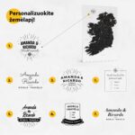 Airijos zemelapio personalizacija