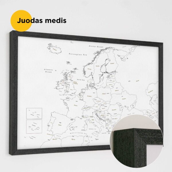 1MEU mazas europos zemelapis juodas remelis