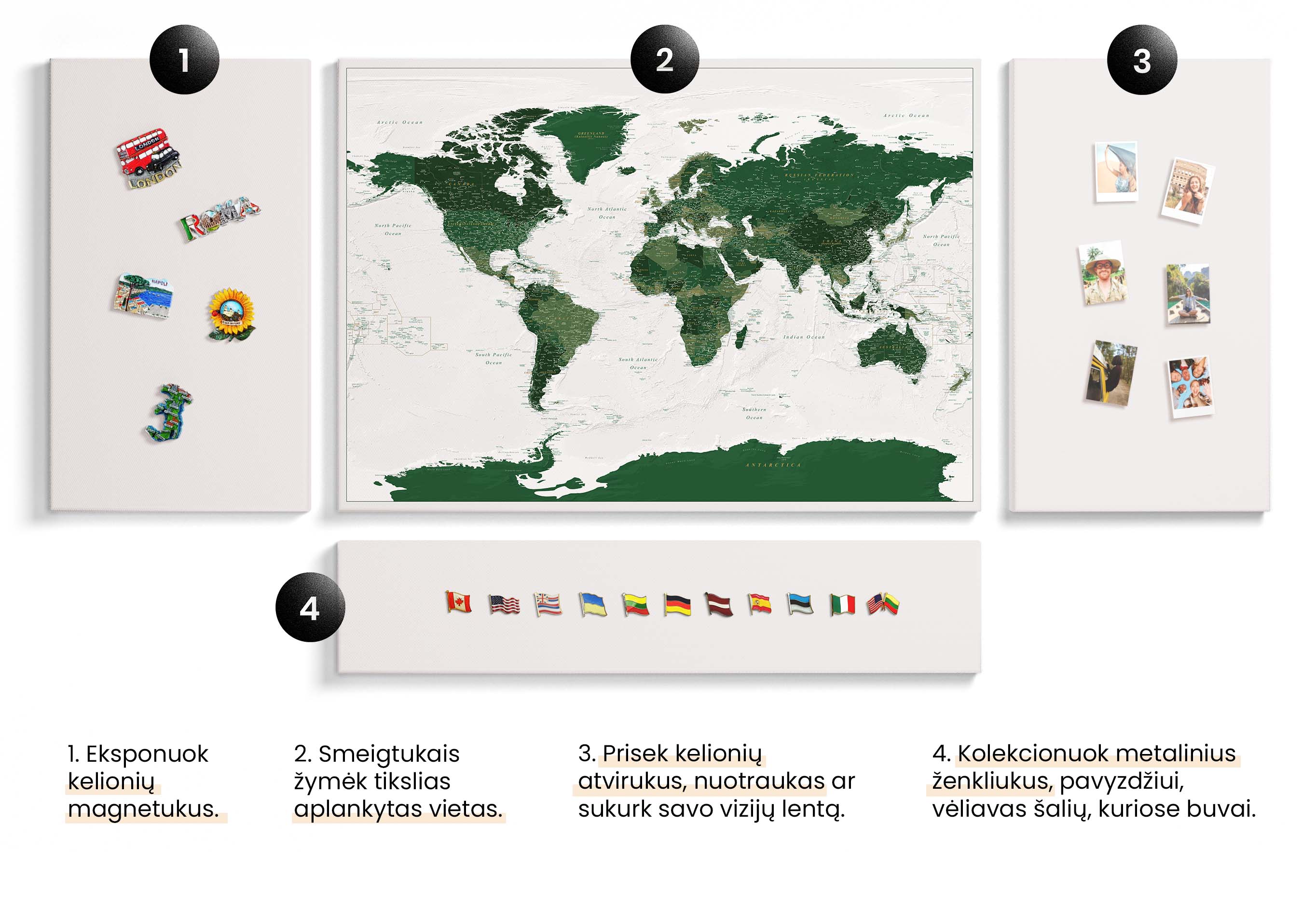 33BOARD kelioniu zemelapis ir kelioniu magnetukai tripmap